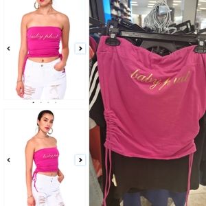 Baby Phat pink tube top